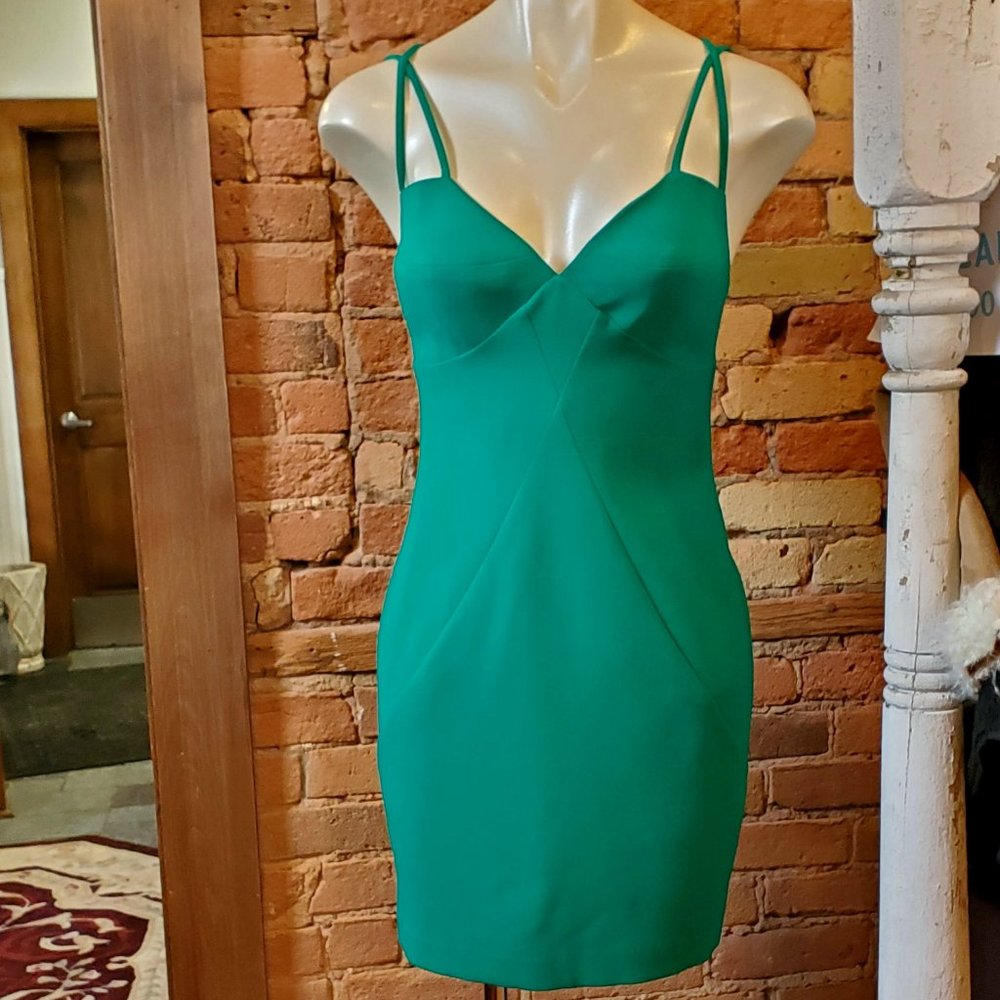 Emerald Green Cocktail Dress Black Halo